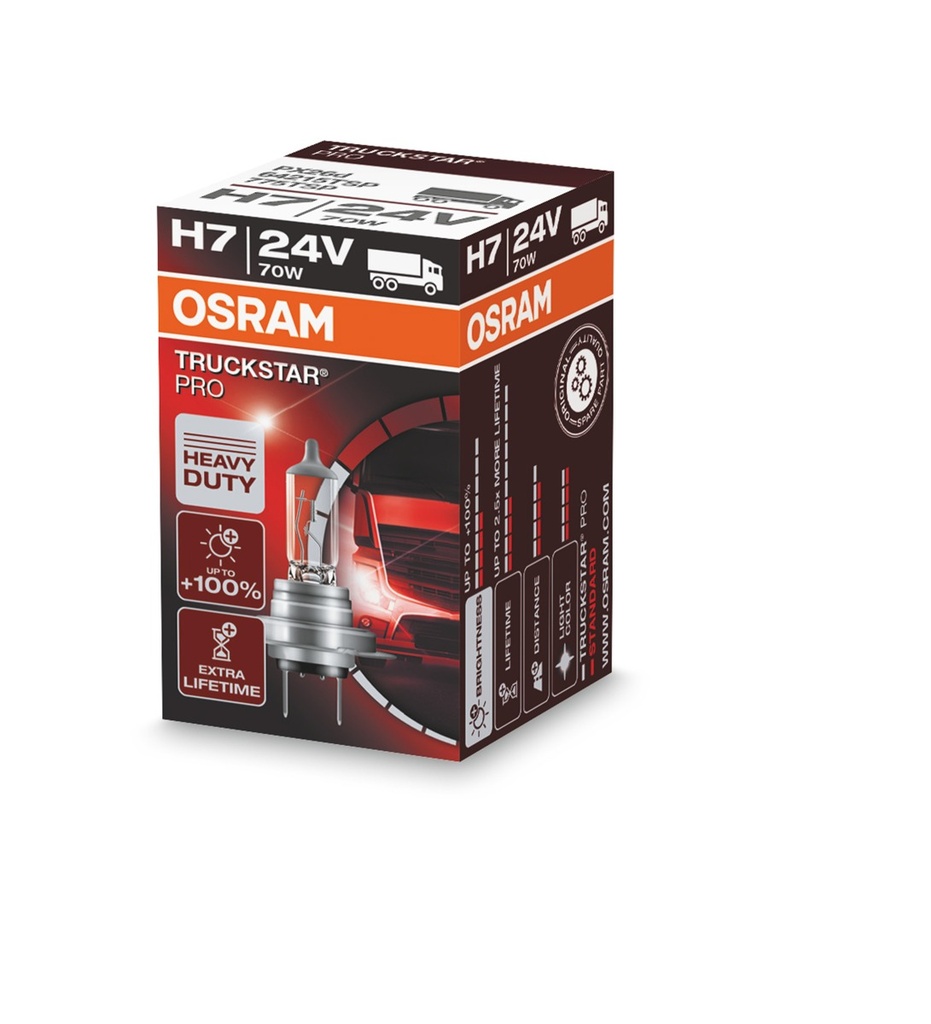 Žiarovka halogénová H7 24V 70W OSRAM